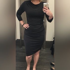 EUC! Top shop ruched waist dress